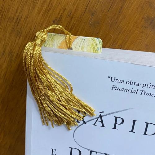 Marcador De Páginas Especial - Grandes Obras - Ler & Ser Tassel Dourado Noite Estrelada - foto 4