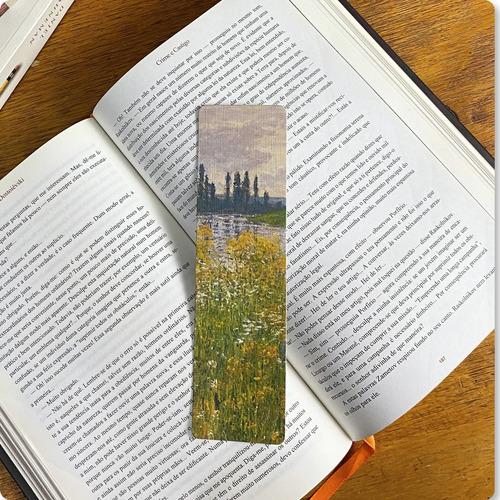 Marcador De Páginas Para Livros Artístico - Ler & Ser Claude Monet Banksofthe Seine Vétheuil