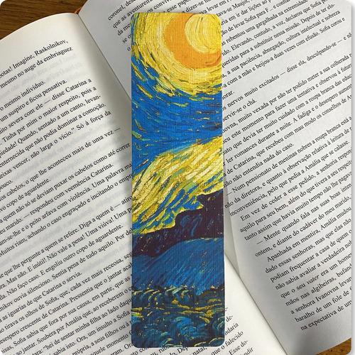 Marcador De Páginas Para Livros Artístico - Ler & Ser Van Gogh Noite Estrelada